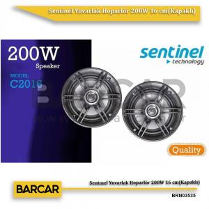 Sentınel Yuvarlak Hoparlör 200W 16 cm(Kapaklı)