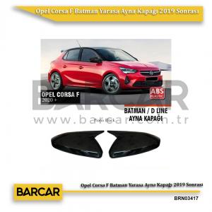 Opel Corsa F Batman Yarasa Ayna Kapağı Piano Black 2019 Sonrası