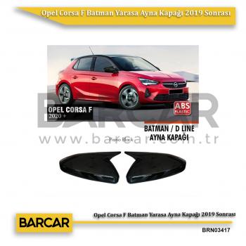 Opel Corsa F Batman Yarasa Ayna Kapağı Piano Black 2019 Sonrası