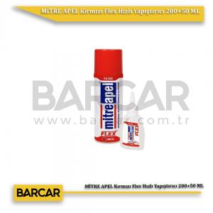 MİTRE APEL Kırmızı Flex Hızlı Yapıştırıcı 200+50 ML