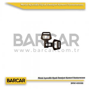 BARCAR Metal Açacaklı Siyah Emniyet Kemeri Susturucusu